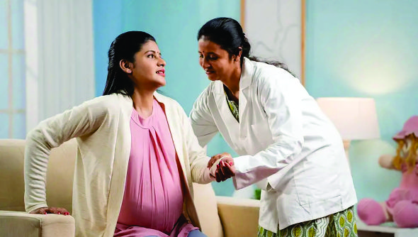 Pregnancy care and support services, featuring consultation or care.